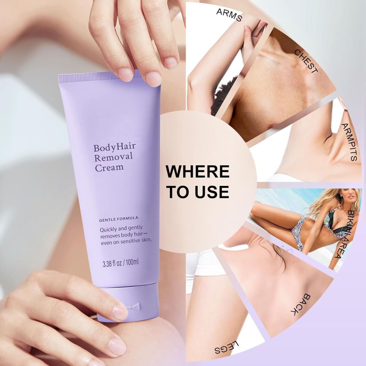 BareBliss™ Body Hair Removal Cream