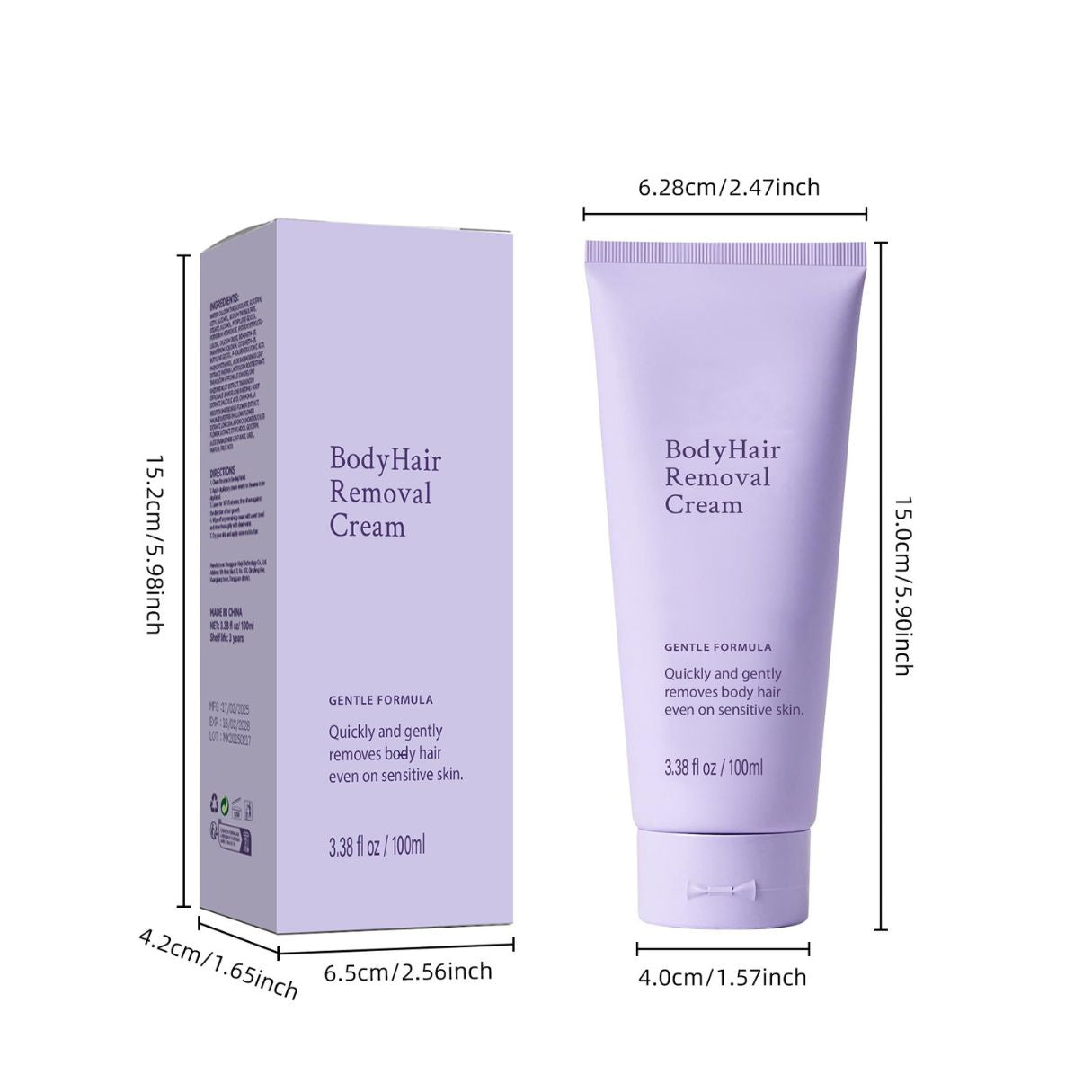 BareBliss™ Body Hair Removal Cream