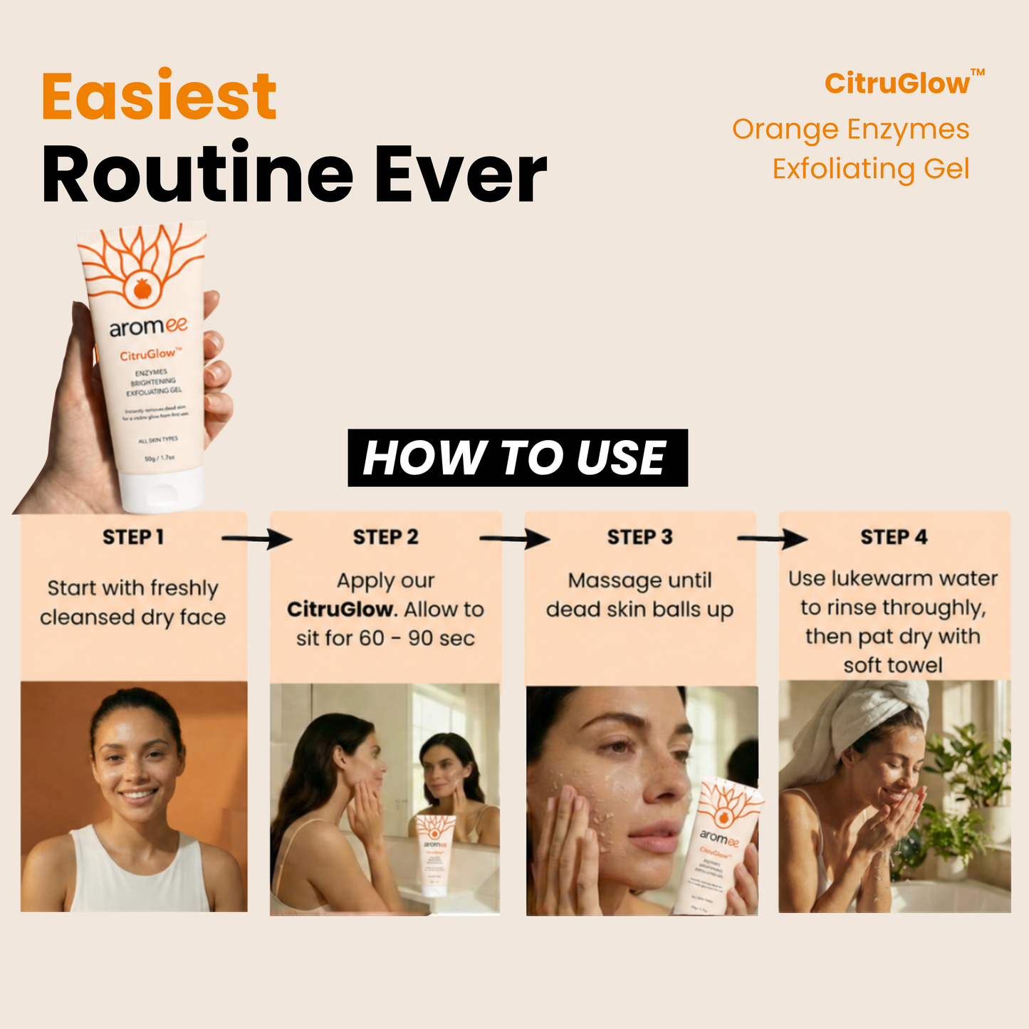 CitruGlow™ Orange Enzyme Exfoliating Gel